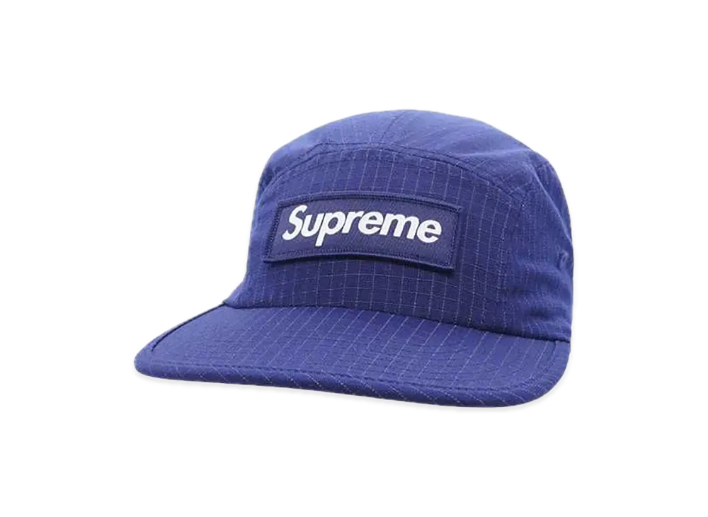 Supreme Reflective Ripstop Camp Cap "Navy"