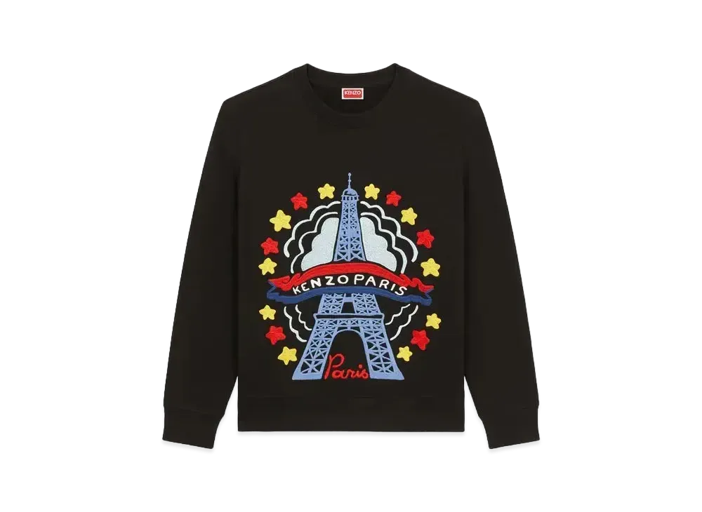 KENZO 'DRAWN VARSITY' Sweats "Black"