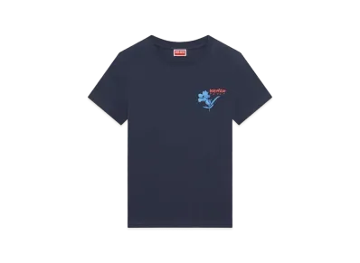 KENZO 'DRAWN FLOWERS' T-shirt "Midnight Blue"