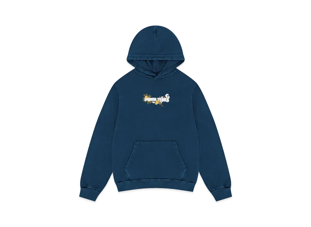 DENIM TEARS Embroidered Logo Hoodie "Navy"