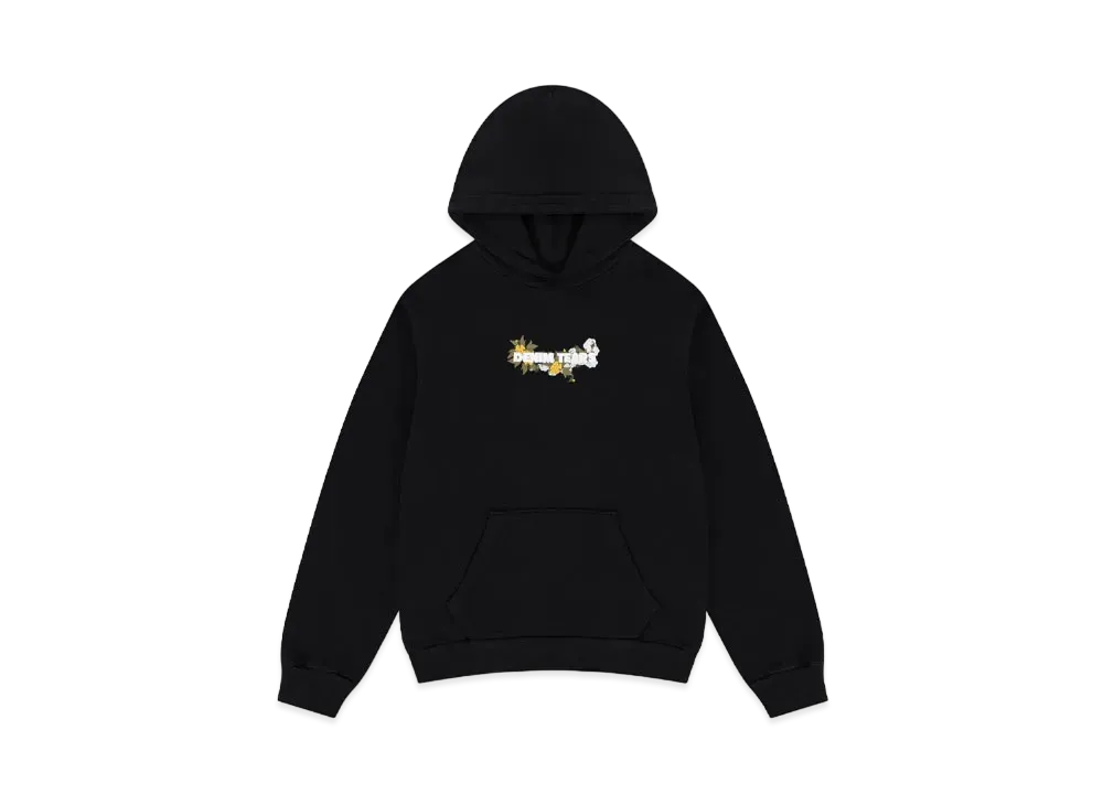 DENIM TEARS Embroidered Logo Hoodie "Black"