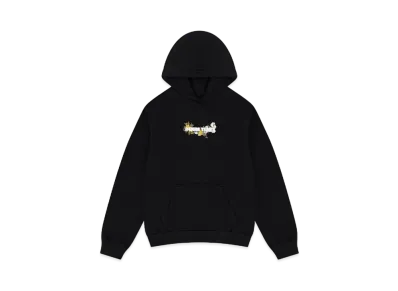 DENIM TEARS Embroidered Logo Hoodie "Black"