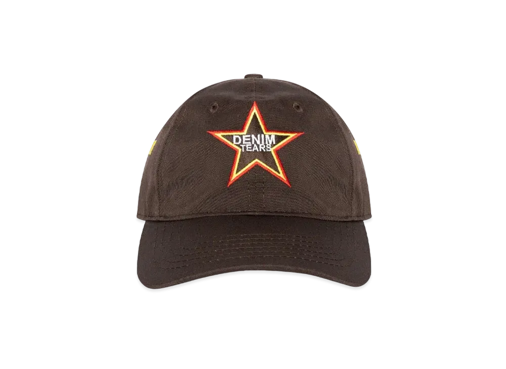 DENIM TEARS Every Tear Is A Star Tee Dad Hat "Brown"