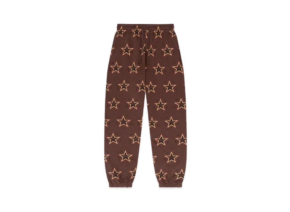 DENIM TEARS Every Tear Is A Star Sweat Pants "Brown"