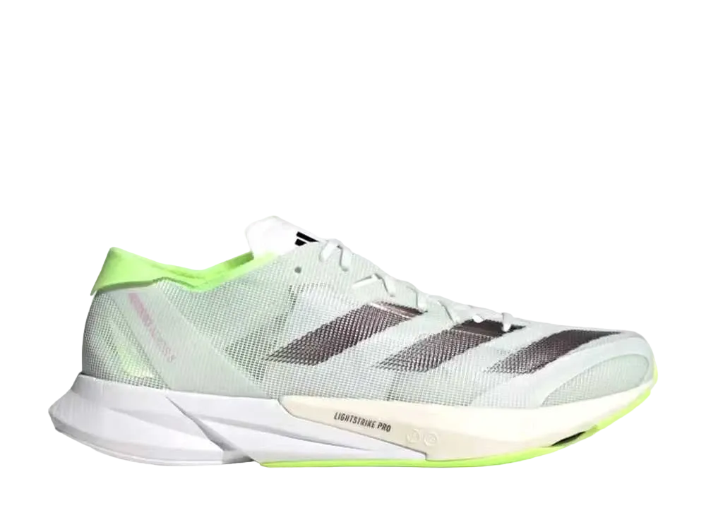 アディダス アディゼロ ジャパン8 ランニング "クリスタルジェイド/オーロラメット/ルーシッドレモン"