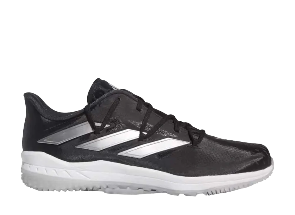 adidas Adizero Afterburner 9 Turf Baseball "Core Black/Silver Metallic/Carbon"