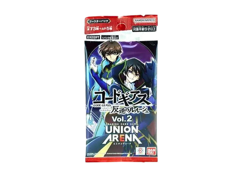 ユニオンアリーナ ブースターパック「コードギアス 反逆のルルーシュ Vol.2」 パック