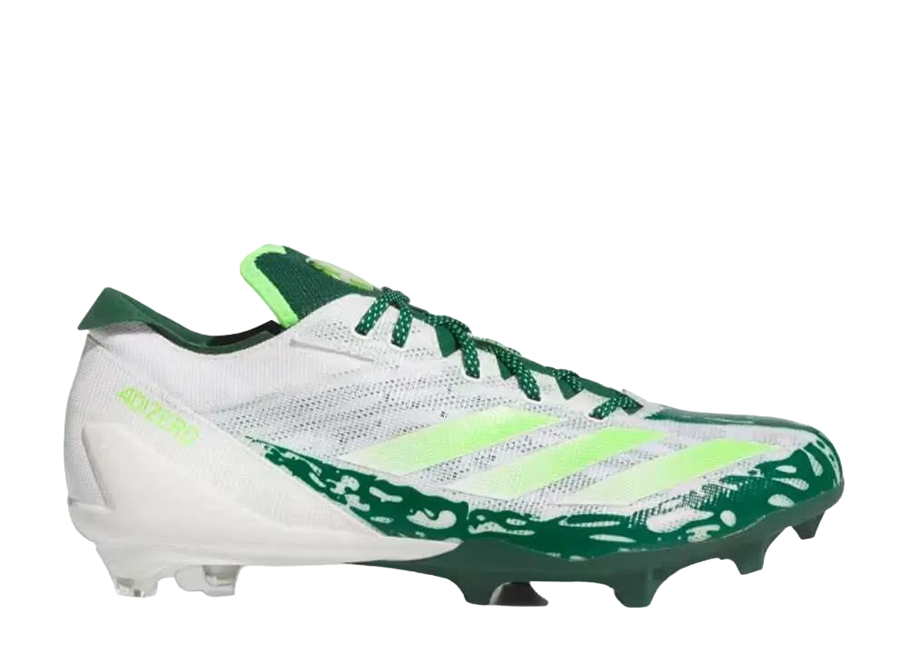 アディダス アディゼロ エレクトリック スピード ジュース フットボール クリート "クラウドホワイト/ダークグリーン"