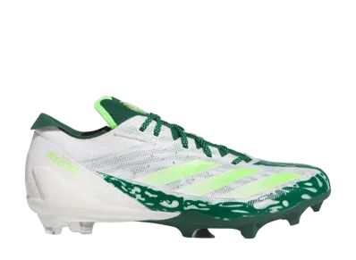 adidas Adizero Electric Speed Juice Football Cleats "Cloud White/Dark Green"