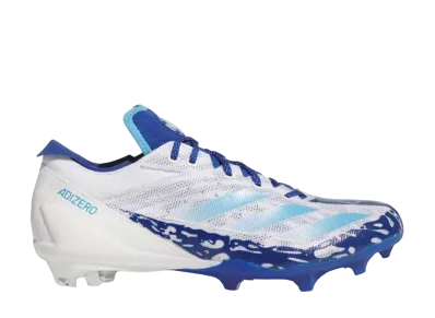 adidas Adizero Electric Speed Juice Football Cleats "Cloud White/Royal Blue"