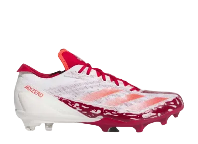 adidas Adizero Electric Speed Juice Football Cleats "Cloud White/Team Power Red 2"