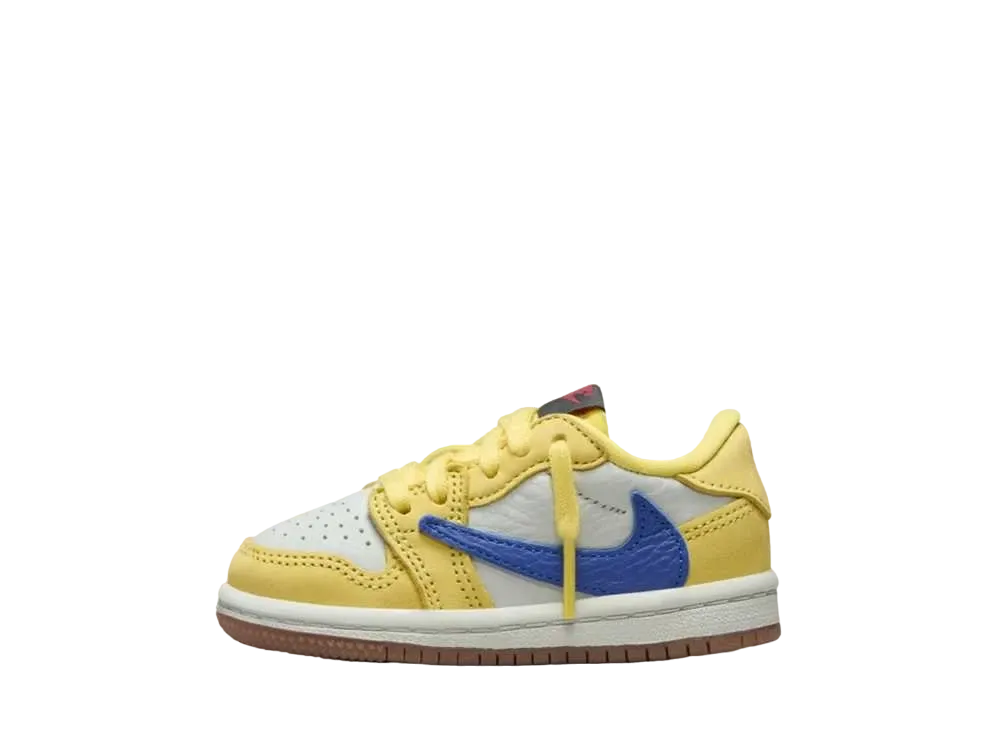 Travis Scott × Nike TD Jordan 1 Low OG "Canary"