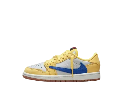 Travis Scott × Nike PS Jordan 1 Low OG SP "Canary"