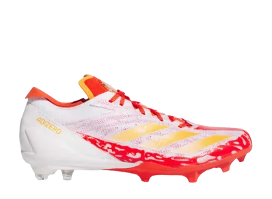 adidas Adizero Electric Speed Juice Football Cleats "Cloud White/Collegiate Orange"