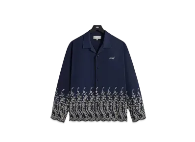 Kith Adonis Camp Collar Shirt #1 "Gulf"