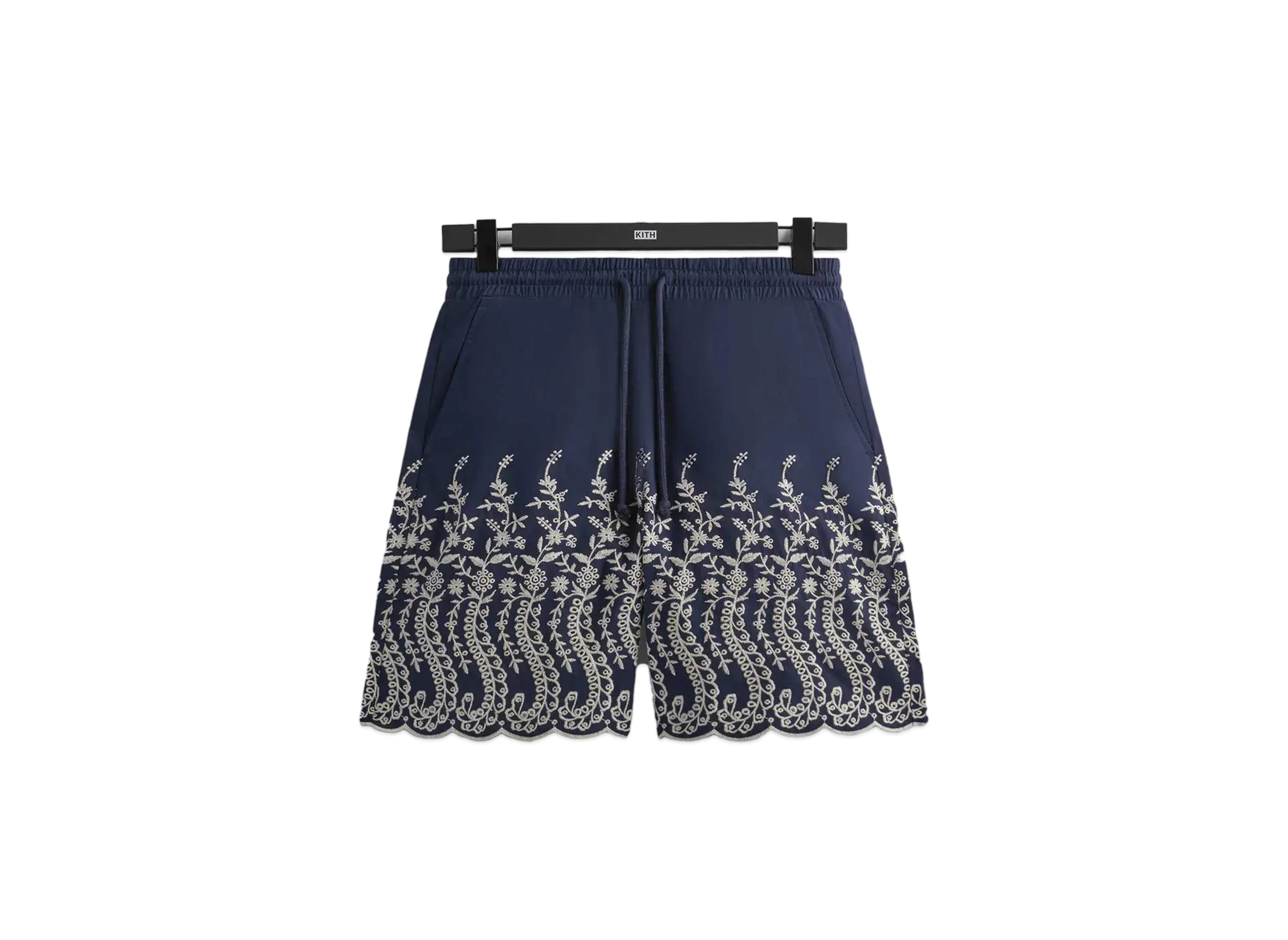 Kith Floral Eyelet Lewis Short "Gulf"