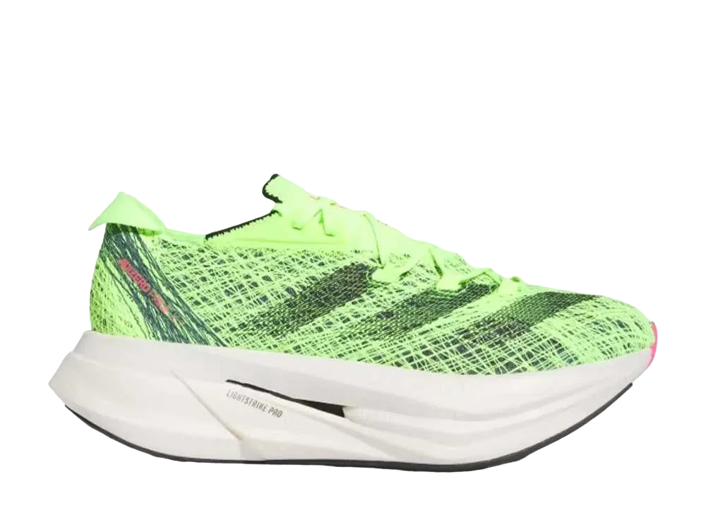 アディダス アディゼロ プライム X 2 ストラング ランニング "ルーシッドレモン/コアブラック/アークティックナイト"