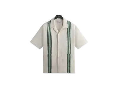 Kith Stripe Combo Reade Shirt "Conifer"