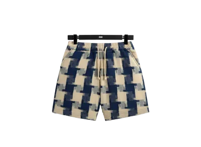 Kith Jumbo Houndstooth Mason Short "Cyanotype"
