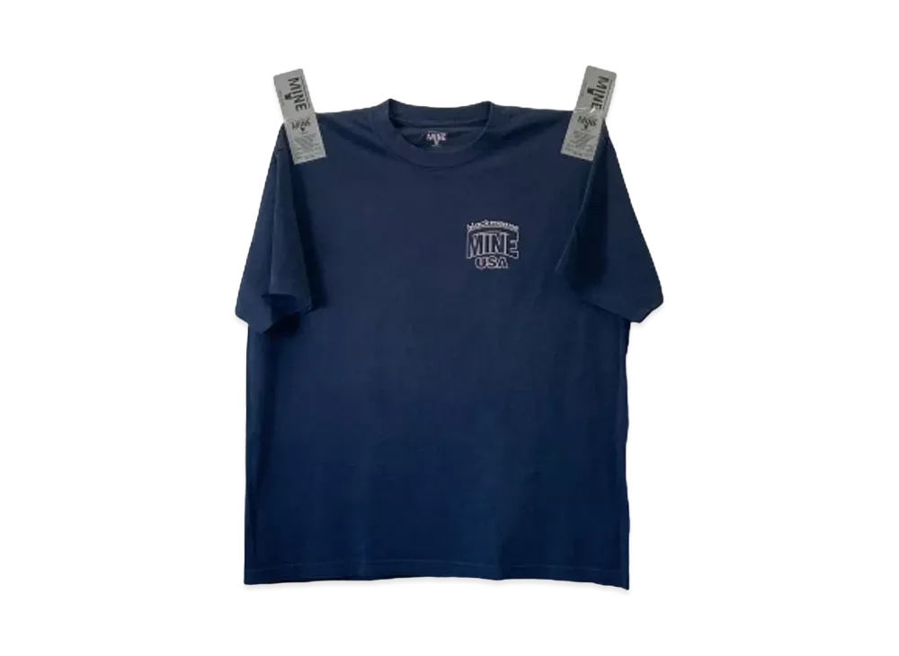 BLACKMEANS x MINE USA #03 S/S "PD AF(NAVY)"