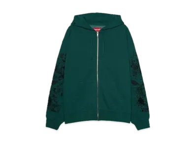Supreme AOI Zip Up Hooded Sweatshirt "Teal"