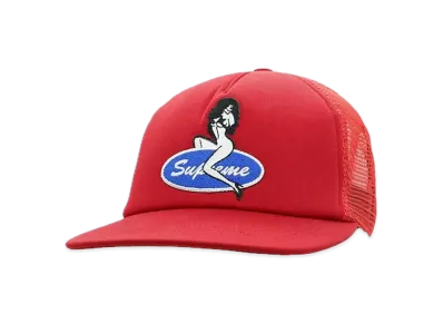 Supreme Pin Up Mesh Back 5-Panel "Red"