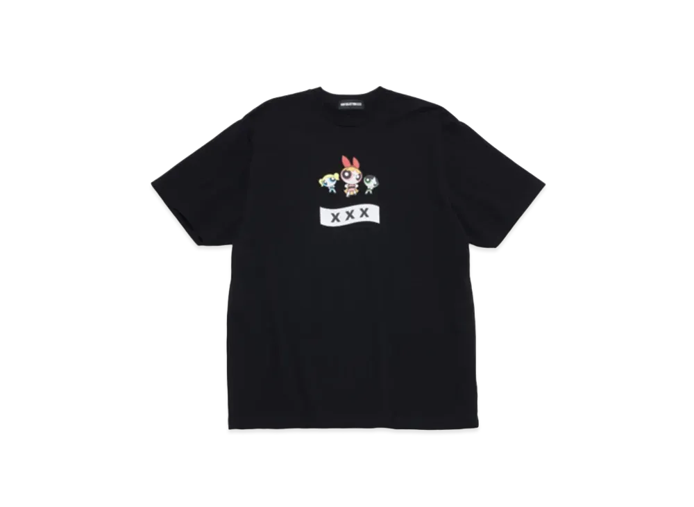GOD SELECTION XXX x The Powerpuff Girls T-shirt GX-S24-11PPST-01