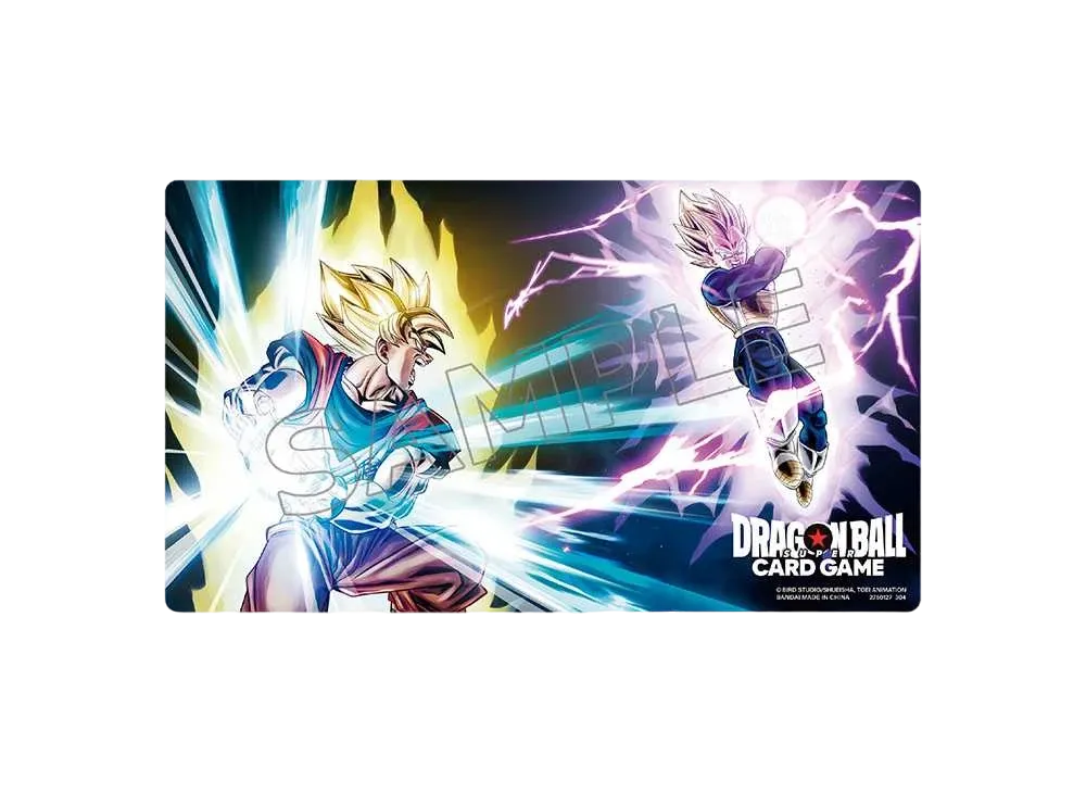 Dragon Ball Super Card Game Official Playmat Son Goku VS Vegeta (CHAMPIONSHIP 2024-2025)