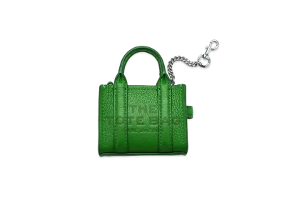 Marc Jacobs The Leather Nano Tote Charm "Kiwi"