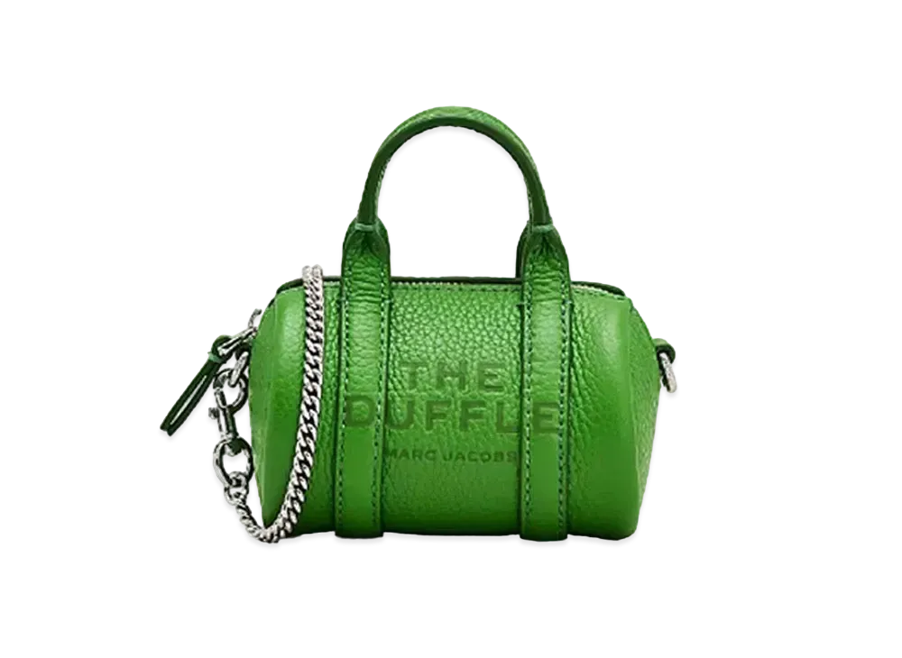 Marc Jacobs The Leather Nano Duffle Crossbody "Kiwi"