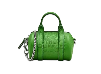 Marc Jacobs The Leather Nano Duffle Crossbody "Kiwi"