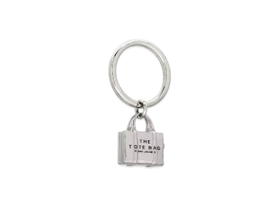 Marc Jacobs The Mini Icon Tote Bag Key Ring "Silver"