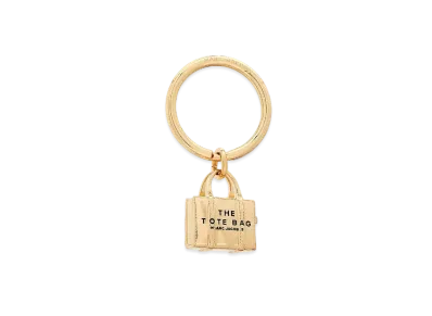 Marc Jacobs The Mini Icon Tote Bag Key Ring "Gold"