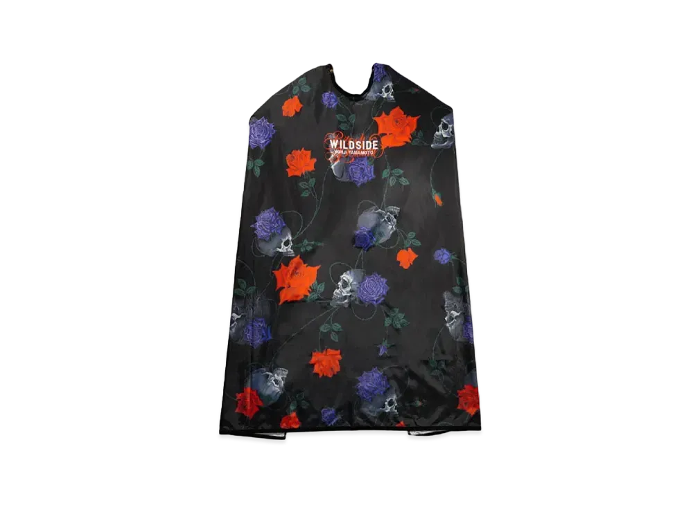 WILDSIDE Yohji Yamamoto x BROSH Cut Cloth (Skull Rose) "Black"