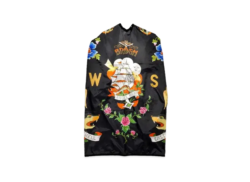 WILDSIDE Yohji Yamamoto x BROSH Cut Cloth (Tattoo) "Black"