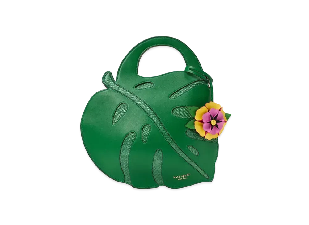 kate spade Playa 3D Leaf Tote "Watercress Multi"
