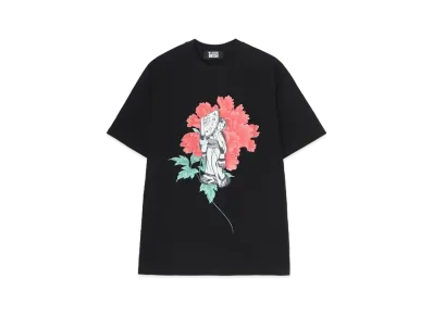 WILDSIDE Yohji Yamamoto x BROSH T-shirt (Peony) "Black"