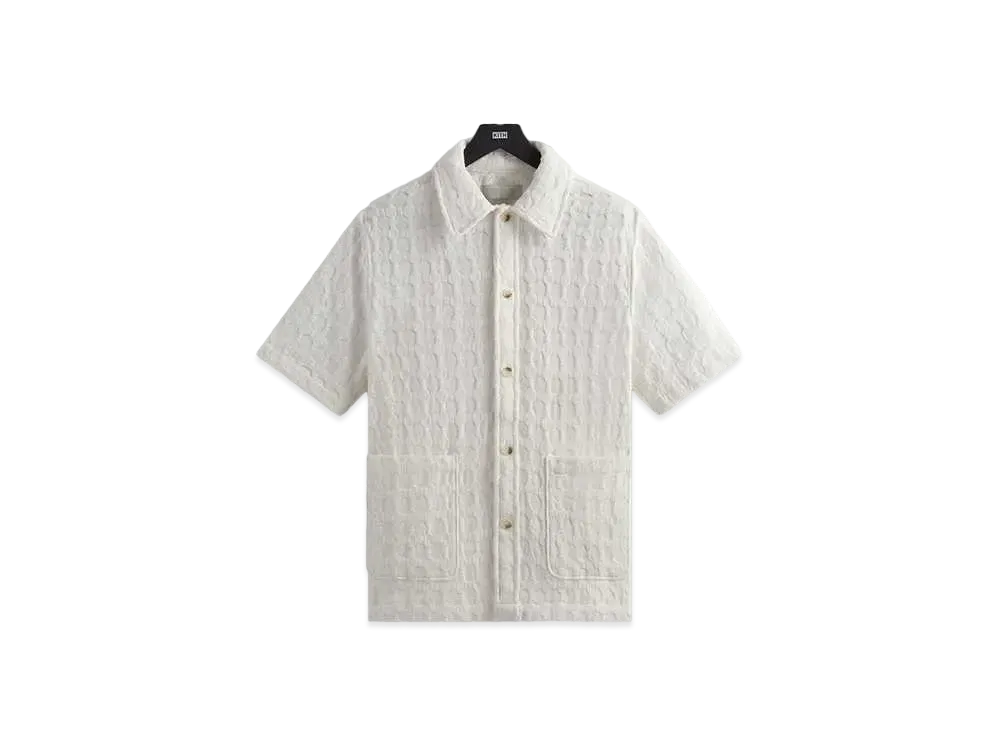Kith Honeycomb Dobby Boxy Collared Overshirt "Skill"