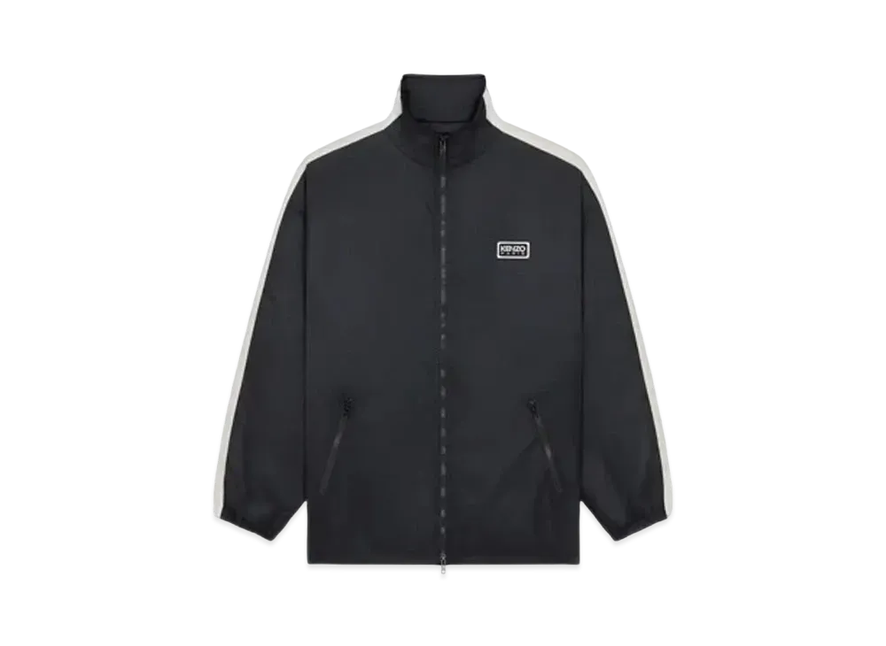 KENZO 'PARIS' Two-Tone Track Suit Tops "Black"