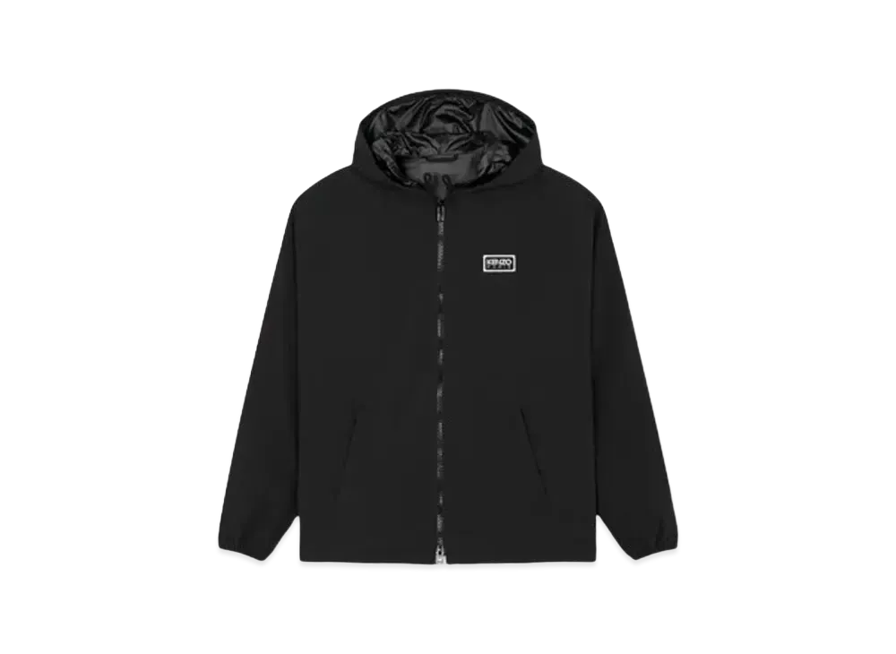KENZO 'PARIS' Two-Tone Cropped Wind Breaker "Black"