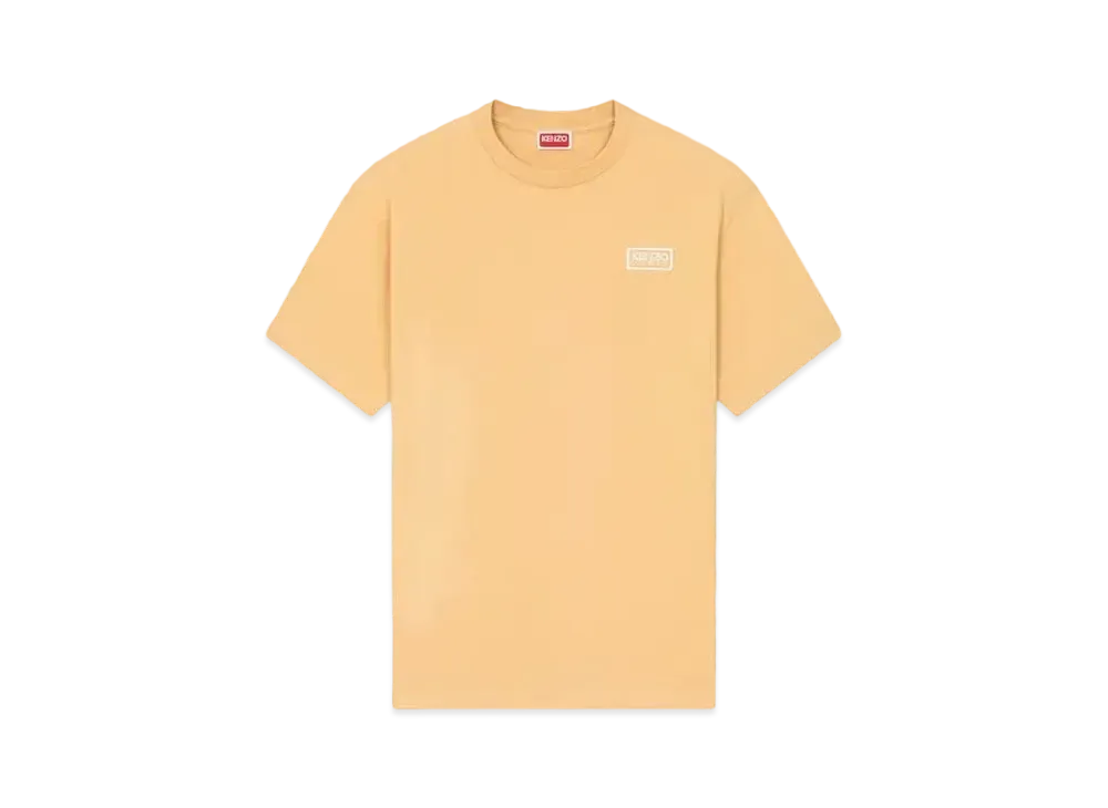 KENZO 'PARIS' Classic Two-Tone Embroidery T-Shirt "Camel"