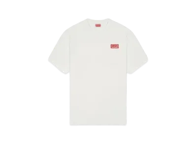 KENZO 'PARIS' Classic Two-Tone Embroidery T-Shirt "Off White"