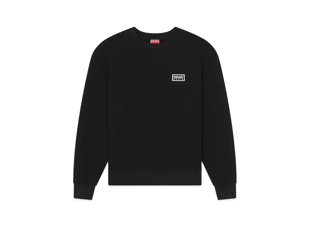 KENZO 'PARIS' Classic Two-Tone Embroidery Sweat "Black"