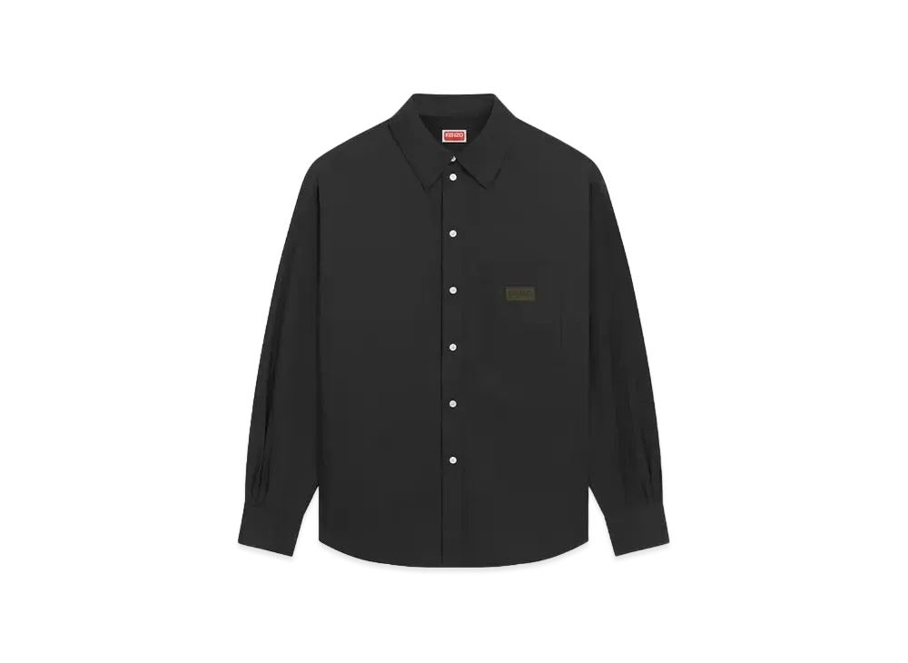 KENZO 'PARIS' Padded Two-Tone Shirt Jacket Unisex "Black"
