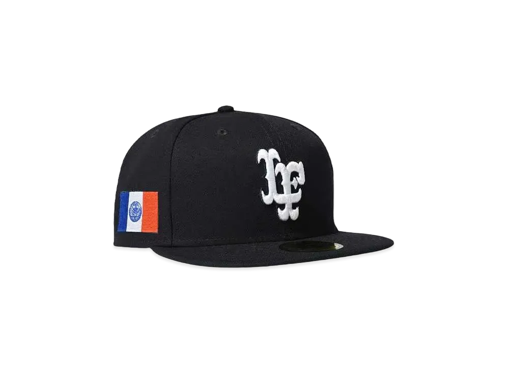NEW ERA x LFYT LF LOGO 59FIFTY FITTED CAP -NY CITY FLAG "NAVY"
