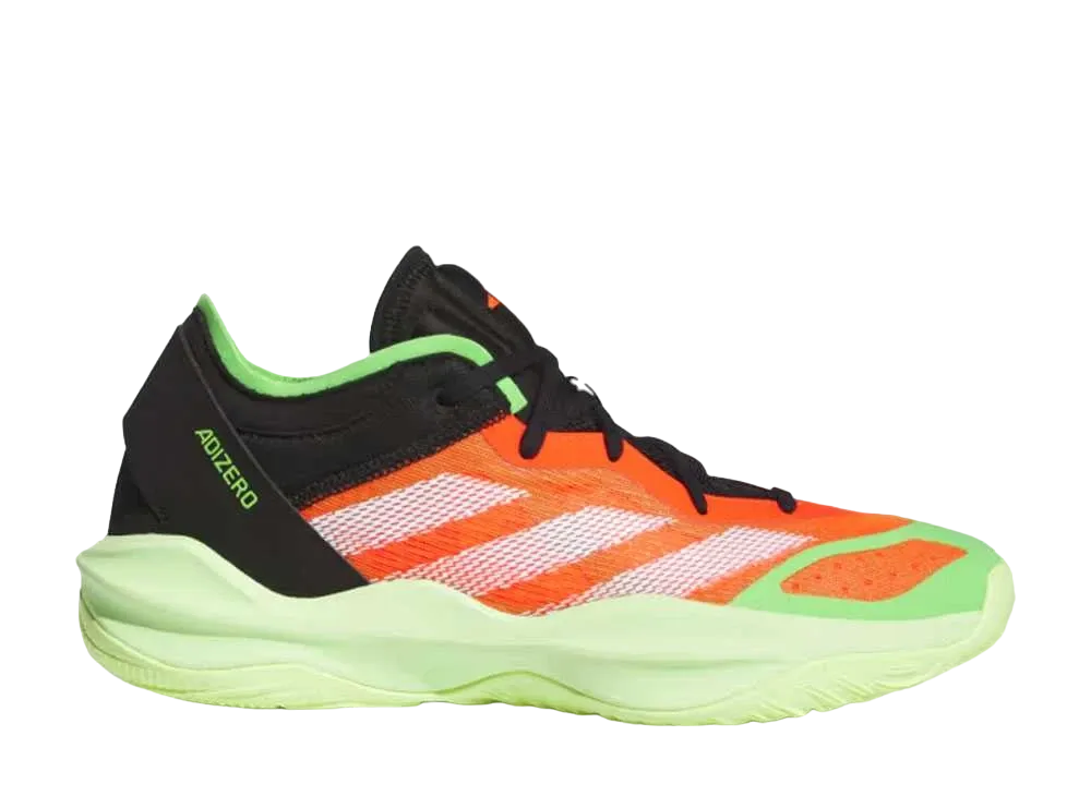 アディダス アディゼロ シークレット 2.0 "ソーラーレッド/コアブラック/ルーシッドライム"