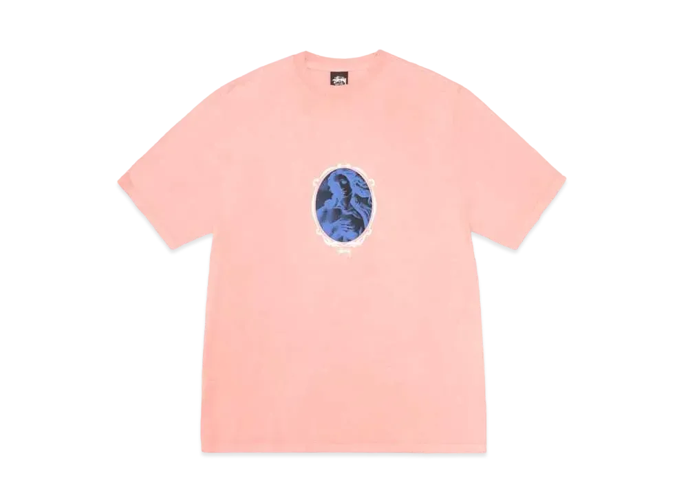Stussy Venus Oval Pig. Dyed Tee "Coral"