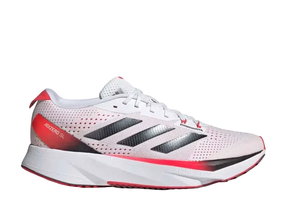 アディダス アディゼロ SL "クラウドホワイト/コアブラック/ブライトレッド"