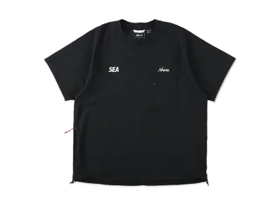 WIND AND SEA x NANGA Dot Air(R) H/S Tops "Black"