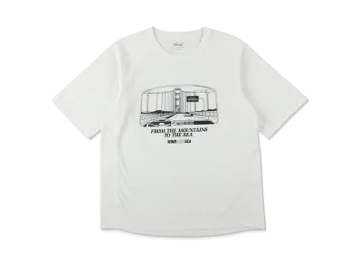 WIND AND SEA x NANGA Dry Mix(R) (SF_Yosemite) S/S Tee "White"